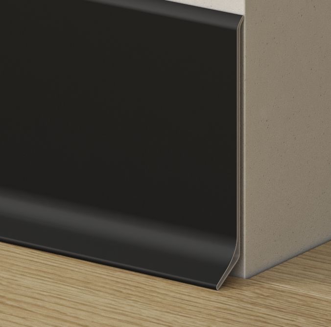 Listwa przypodłogowa aluminiowa 270 cm LAMEL3D Czarny Mat 2 szt