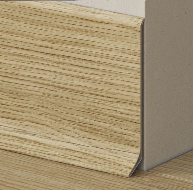 Listwa przypodłogowa aluminiowa 275cm LAMELE3D Dąb Europejski CPL 2 szt