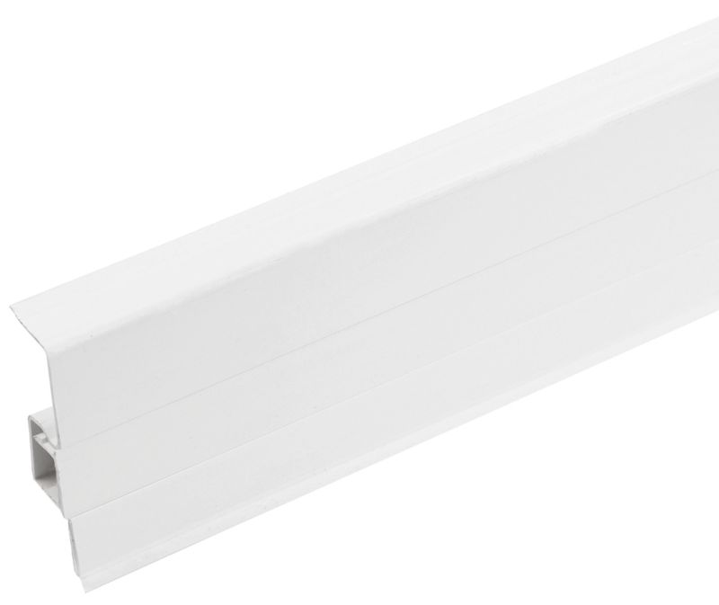 Listwa przypodłogowa Cezar Cezar60 Biały RAL9003 Połysk 20x60x2500mm PVC 1 szt.