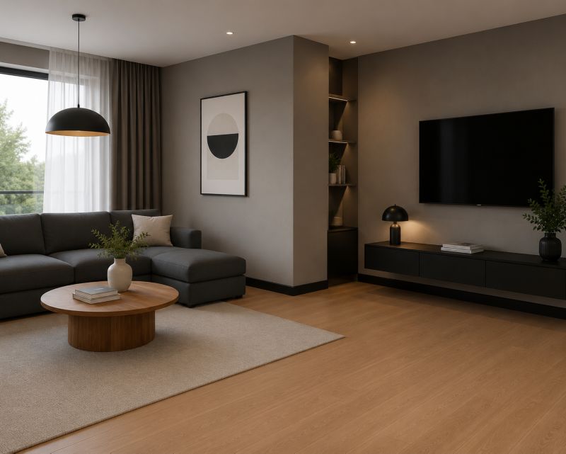 Listwa przypodłogowa dekoracyjna HF-4 Marbet PS odporna na wilgoć 240 cm czarna 1 szt.