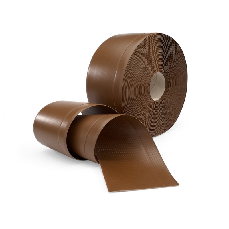 Listwa przypodłogowa PCV 100x25mm, QUEST, elastyczna, miękka listwa podłogowa, cokołowa, brąz, 1m