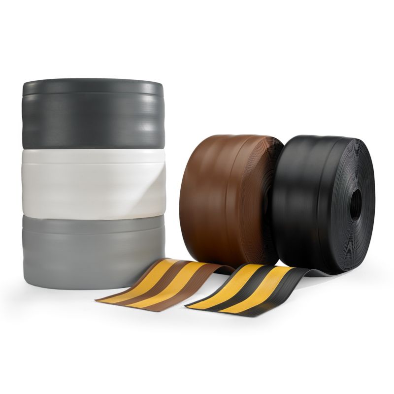 Listwa przypodłogowa PCV 100x25mm, QUEST, samoprzylepna elastyczna, miękka listwa podłogowa, cokołowa, czarny, 10m