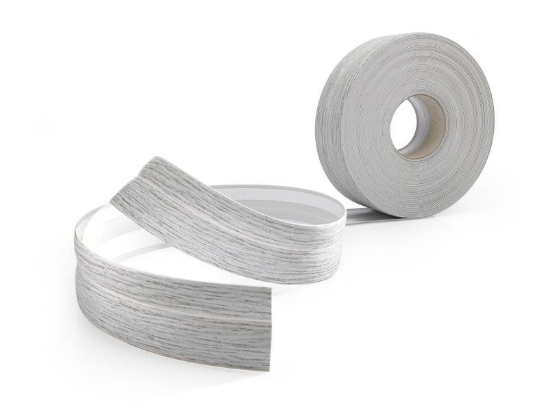 Listwa przypodłogowa PCV 32x23 mm QUEST, samoprzylepna, elastyczna - 15 m, brzoza ciemna