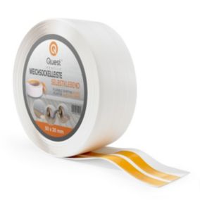 Listwa przypodłogowa PCV 50x20mm, QUEST, samoprzylepna elastyczna, miękka listwa podłogowa, cokołowa, biały, 20m