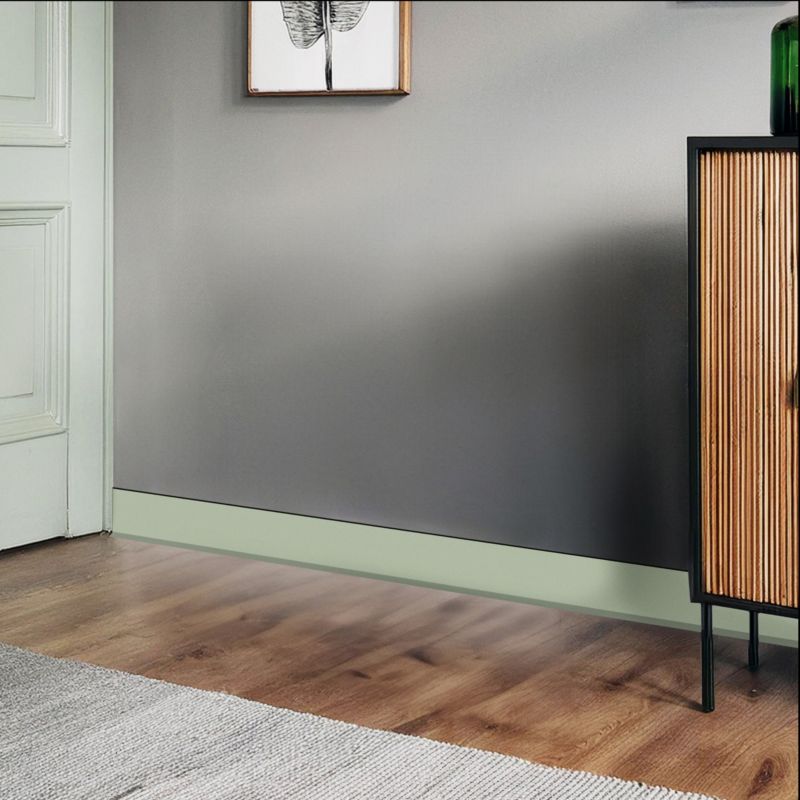 Listwa przypodłogowa PCV 70x20mm, QUEST, elastyczna, miękka listwa podłogowa, cokołowa, jasnozielony, 1m