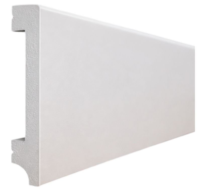 Listwa przypodłogowa typu espumo Biała wym. 14x100mm dł. 240cm PVC na Klej 1szt