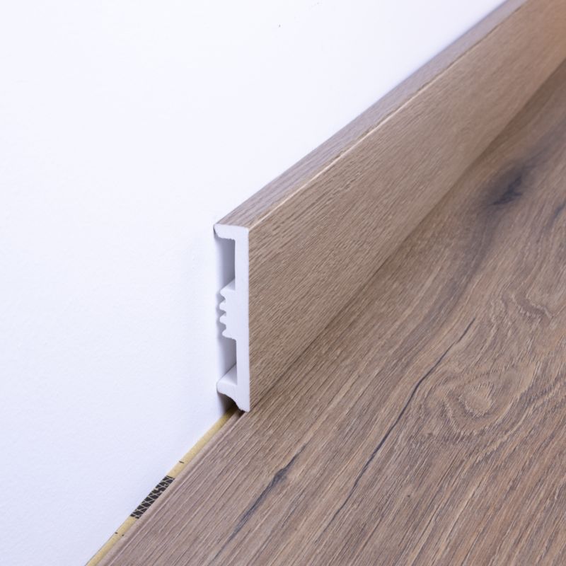 Listwa przypodłogowa GoodHome Avilia 80 mm decor 123