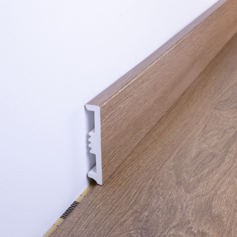 Listwa przypodłogowa GoodHome Avilia 80 mm decor 124