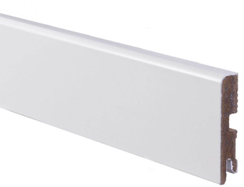 Listwa przypodłogowa MDF Foge LB1 80 x 16 x 2000 mm biały połysk