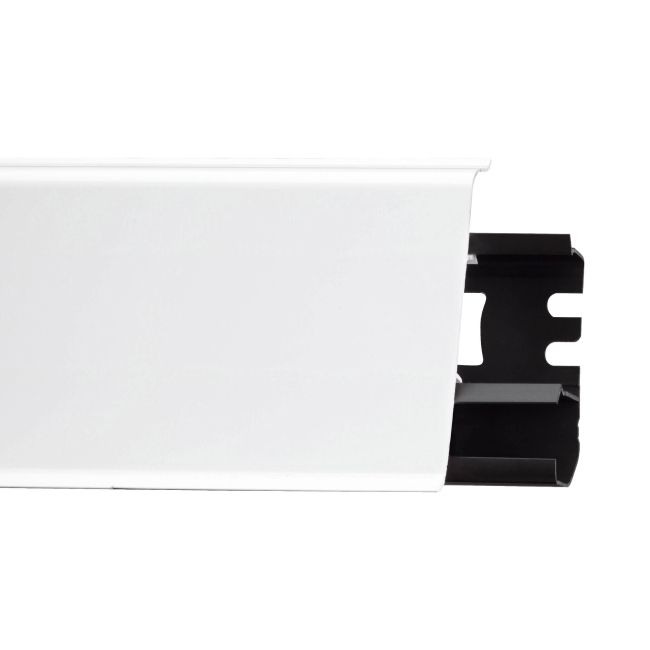Listwa przypodłogowa PCV Arbiton Indo 26 x 70 x 2500 mm biały połysk