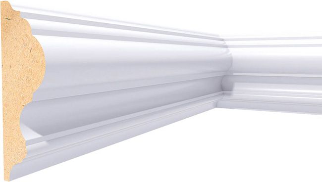 Listwa ścienna MDF Foge LED LB22 94 x 30 x 2000 mm