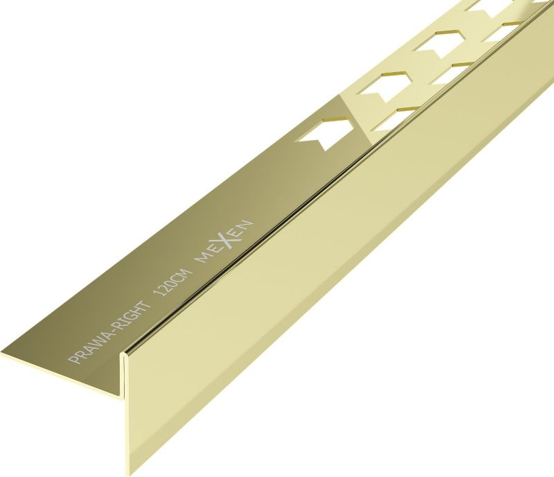 Listwa spadkowa Mexen Line-B złota 120 cm prawa 1 szt.