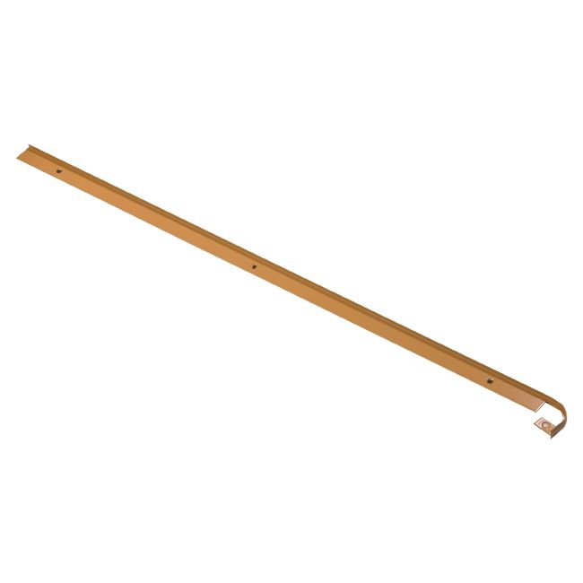 Listwa szczelinowa do blatów Cezar aluminiowa 28 x 600 mm bukowa