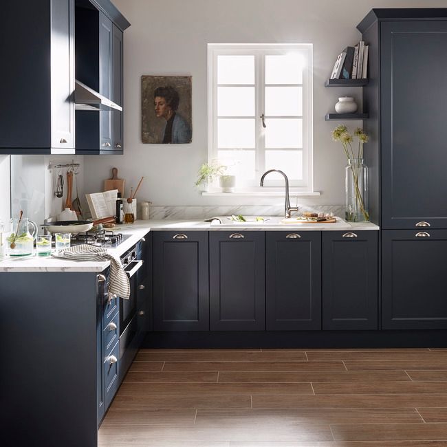 Listwa wieńcząca GoodHome Artemisia 240 x 3,5 cm midnight blue