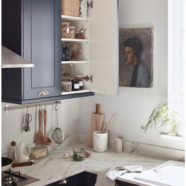 Listwa wieńcząca GoodHome Artemisia 240 x 3,5 cm midnight blue