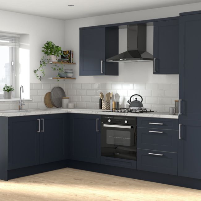 Listwa wieńcząca GoodHome Artemisia 240 x 3,5 cm midnight blue