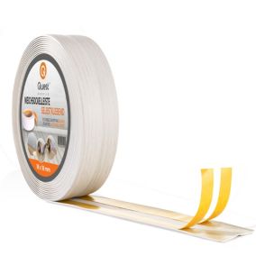 Listwa wykończeniowa PCV 30x30mm, QUEST, samoprzylepna, elastyczna, miękka taśma dekoracyjna, brzoza, 5m