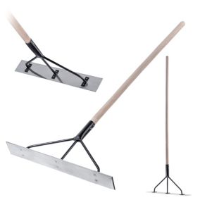 Listwa Zgarniająca KADAX Packa 625x90mm Do Betonu Wylewek Rozprowadzająca Trzonek 1szt.