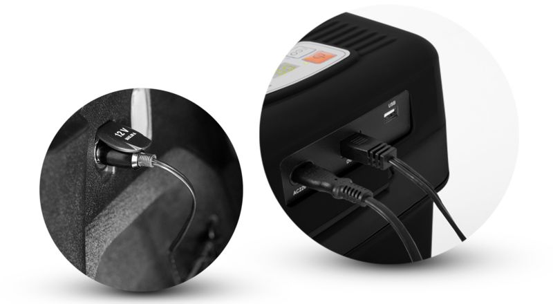 Lodówka turystyczna Berdsen samochodowa 12V/230V USB 29l funkcja grzania 1szt.
