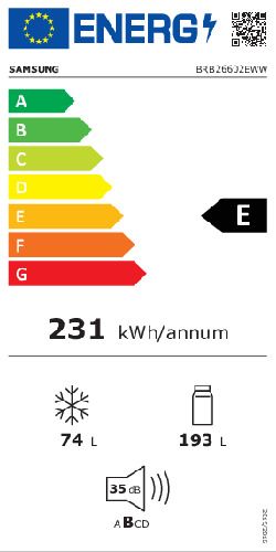Lodówka do zabudowy Samsung BRB 26602EWW