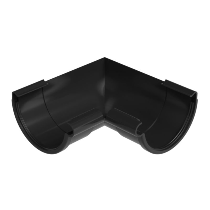 Łuk wewnętrzny Galeco PVC 130 mm/90 stopni czarny