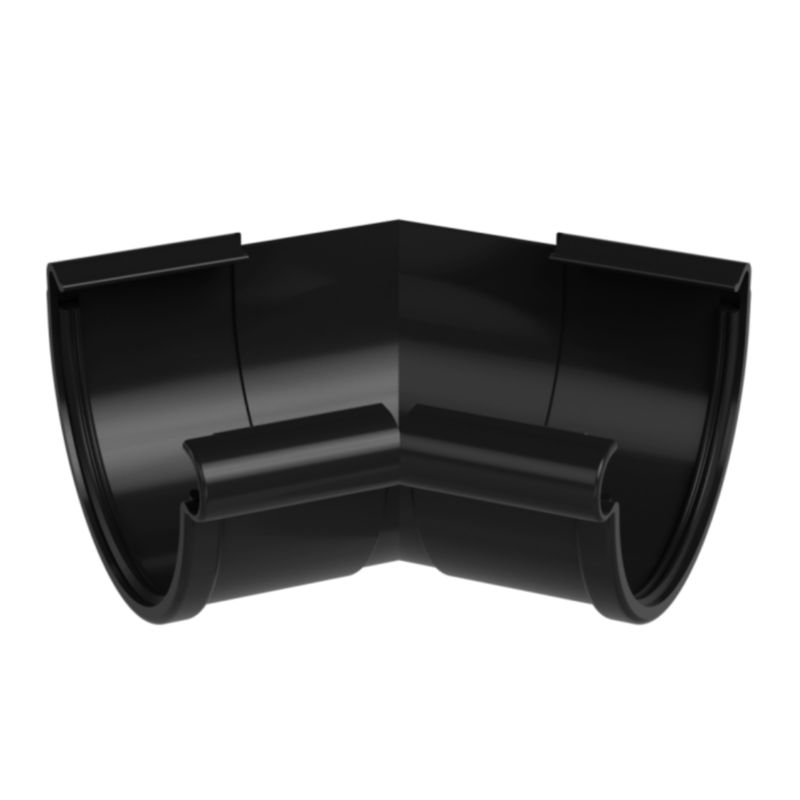 Łuk wewnętrzny Galeco PVC 90 mm/135 stopni czarny