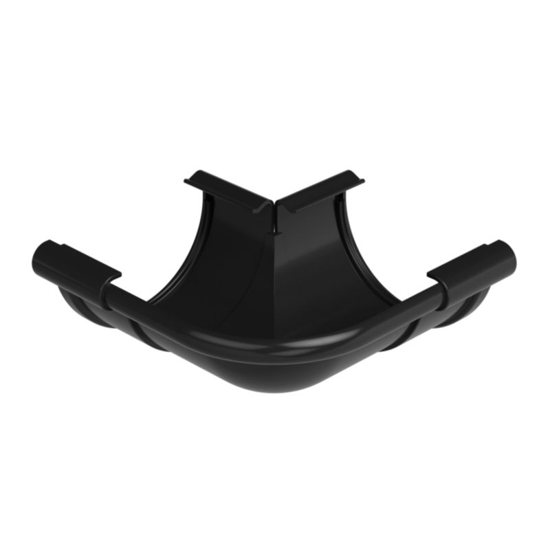 Łuk zewnętrzny Galeco PVC 130 mm/90 stopni czarny