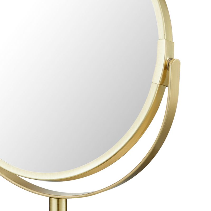 Lusterko stojące GoodHome Elland 17 cm złote