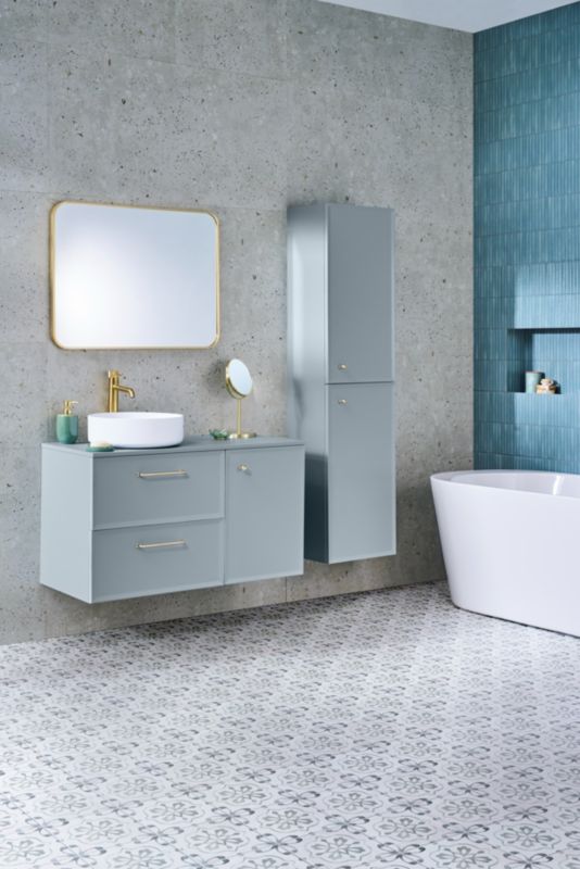 Lusterko stojące GoodHome Elland 17 cm złote