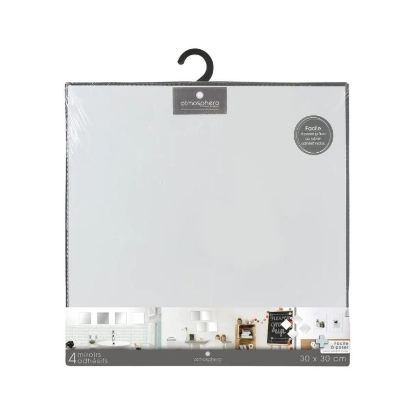 Lustra samoprzylepne 5five Simply Smart 30 x 30 cm 4 sztuki kwadrat 1 kpl.