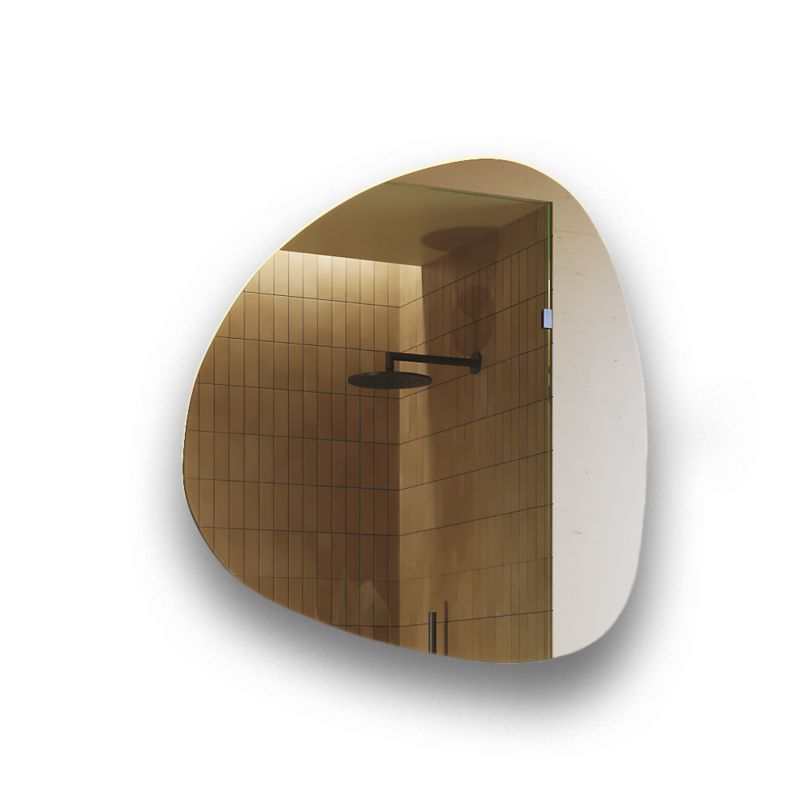 Lustro Asymetryczne LED Artforma 74x74 Nowoczesne do Łazienki Barwa Neutralna 1 szt.
