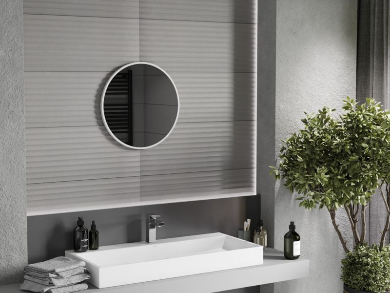 Lustro łazienkowe Mexen Loft białe 40x40 cm 1 szt.