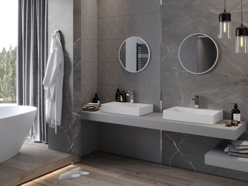 Lustro łazienkowe Mexen Loft białe 40x40 cm 1 szt.