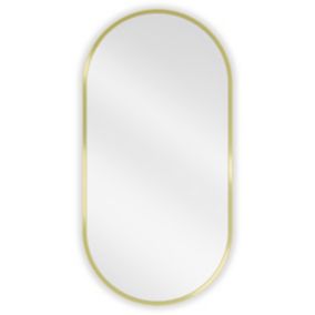 Lustro łazienkowe Mexen Loft złote 80x40 cm 1 szt.