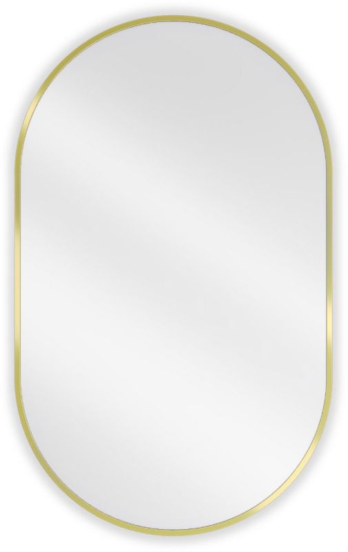 Lustro łazienkowe Mexen Loft złoty 90x55 cm 1 szt.