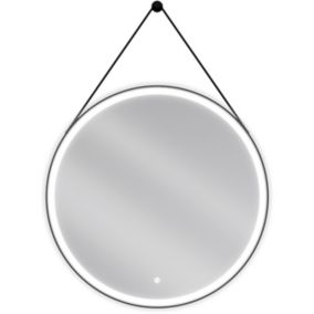 Lustro łazienkowe Mexen Reni czarne 80 cm 1 szt.