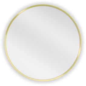 Lustro łazienkowe okrągłe Mexen Loft złoty 55x55 cm 1 szt.