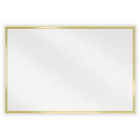 Lustro łazienkowe prostokątne Mexen Loft złote 60x40 cm 1 szt.