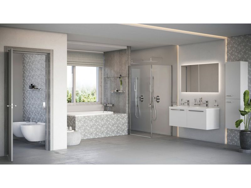 Lustro łazienkowe Ravak OBLONG 800x700 z oświetleniem 1 szt