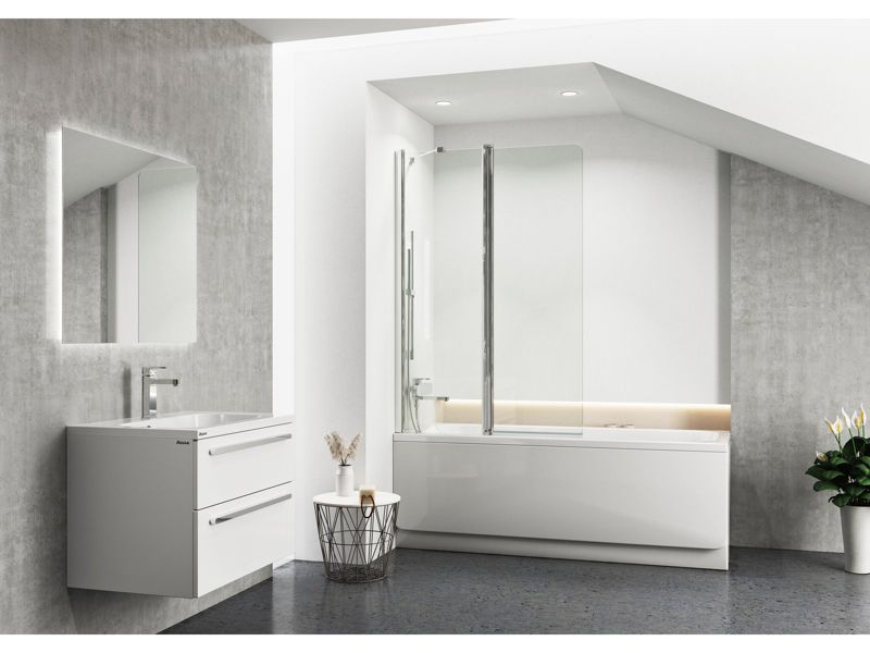 Lustro łazienkowe Ravak OBLONG 800x700 z oświetleniem 1 szt