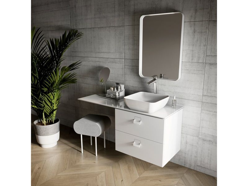 Lustro łazienkowe Ravak  STRIP 800x700 białe z oświetleniem 1 szt