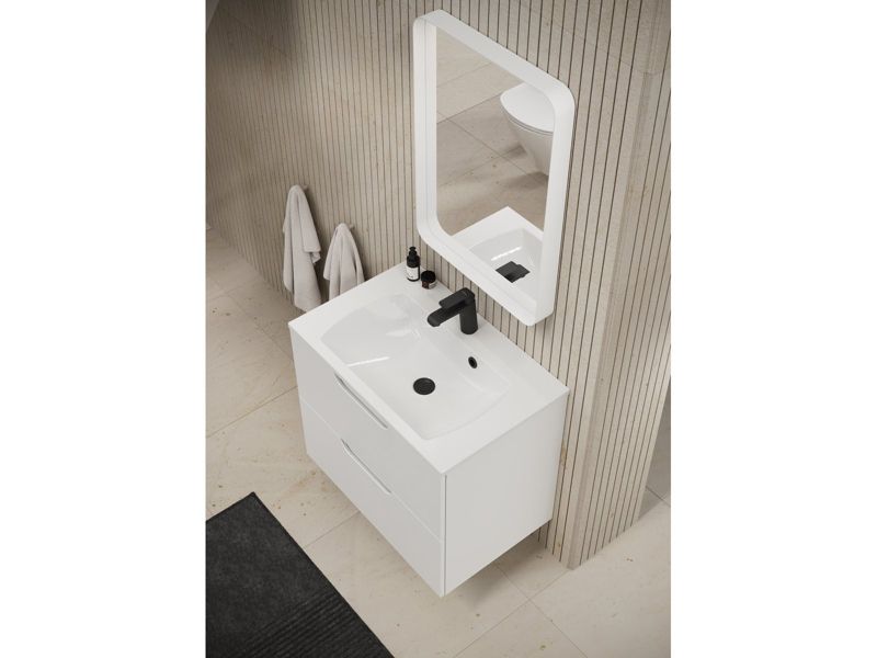 Lustro łazienkowe Ravak  STRIP 800x700 białe z oświetleniem 1 szt
