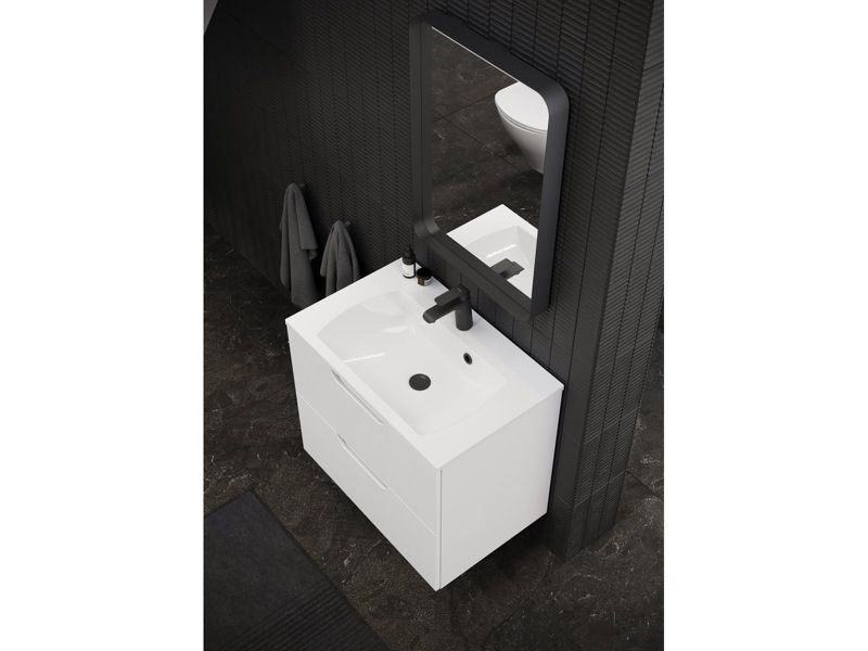 Lustro łazienkowe Ravak  STRIP 900x700 czarne z oświetleniem 1 szt