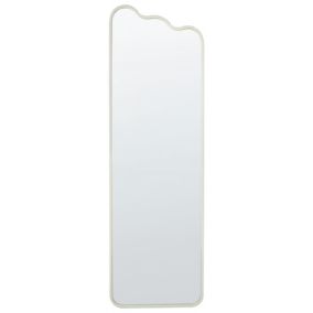 Lustro ścienne Abzac 45 cm 145 cm Metal Złamana biel 1 szt.