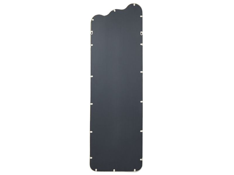 Lustro ścienne Abzac 45 cm 145 cm Metal Złamana biel 1 szt.