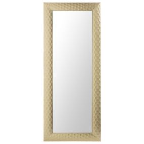 Lustro ścienne Antibes 50 cm 130 cm Złoty 1 szt.
