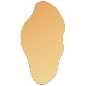 Lustro ścienne Assigny 46 cm 92 cm Brązowy 1 szt.