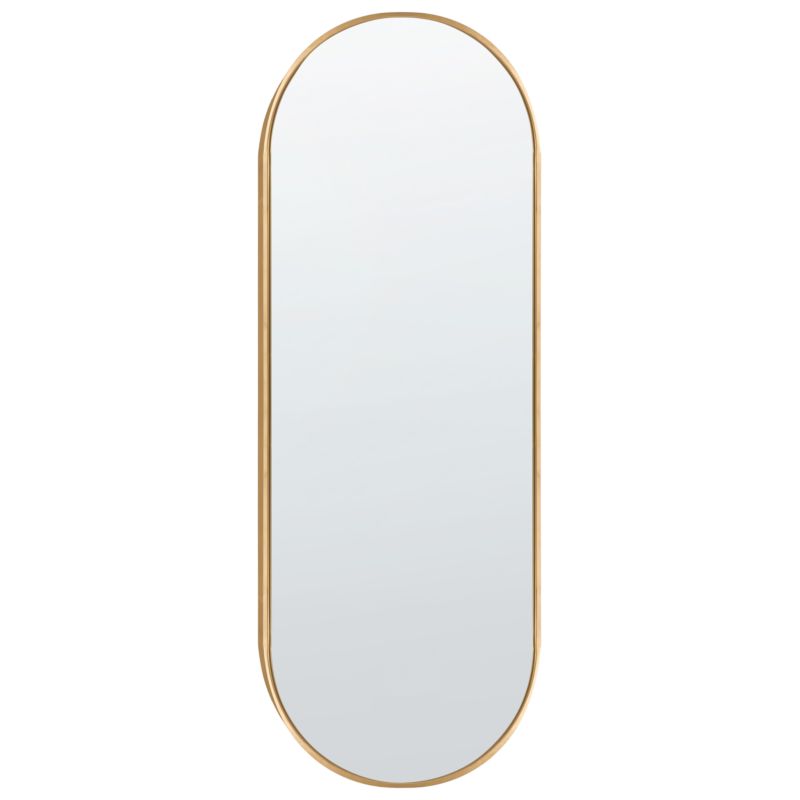 Lustro ścienne Azeville 46 cm 122 cm Metal Złoty 1 szt.