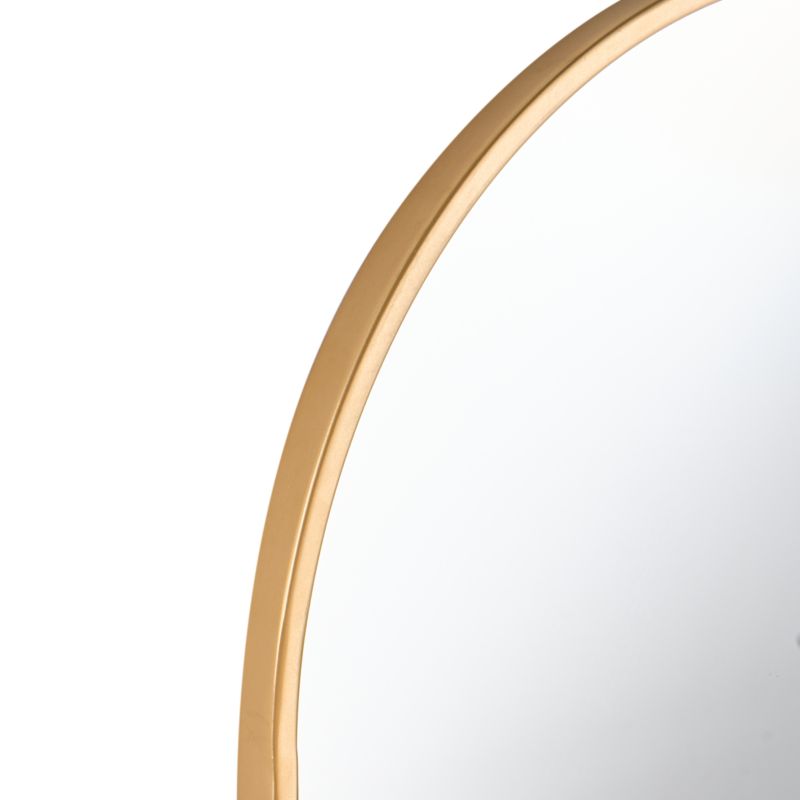 Lustro ścienne Azeville 46 cm 122 cm Metal Złoty 1 szt.