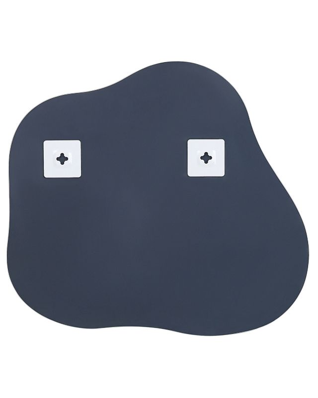 Lustro ścienne Bagneux 50 cm 55 cm Srebrny 1 szt.